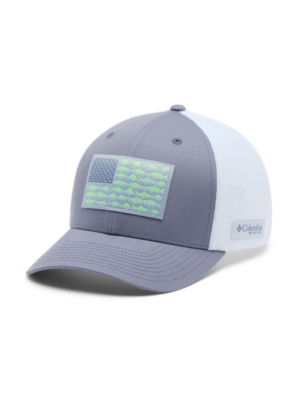 Unisex Adult PFG Logo Mesh Ball Cap | New Moon, Fish Flag | Size XXL
